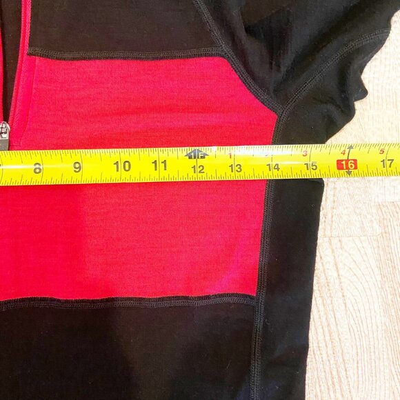 WoolX Long Sleeve Half Zip Pullover Hoodie Size XS - Picture 5 of 6